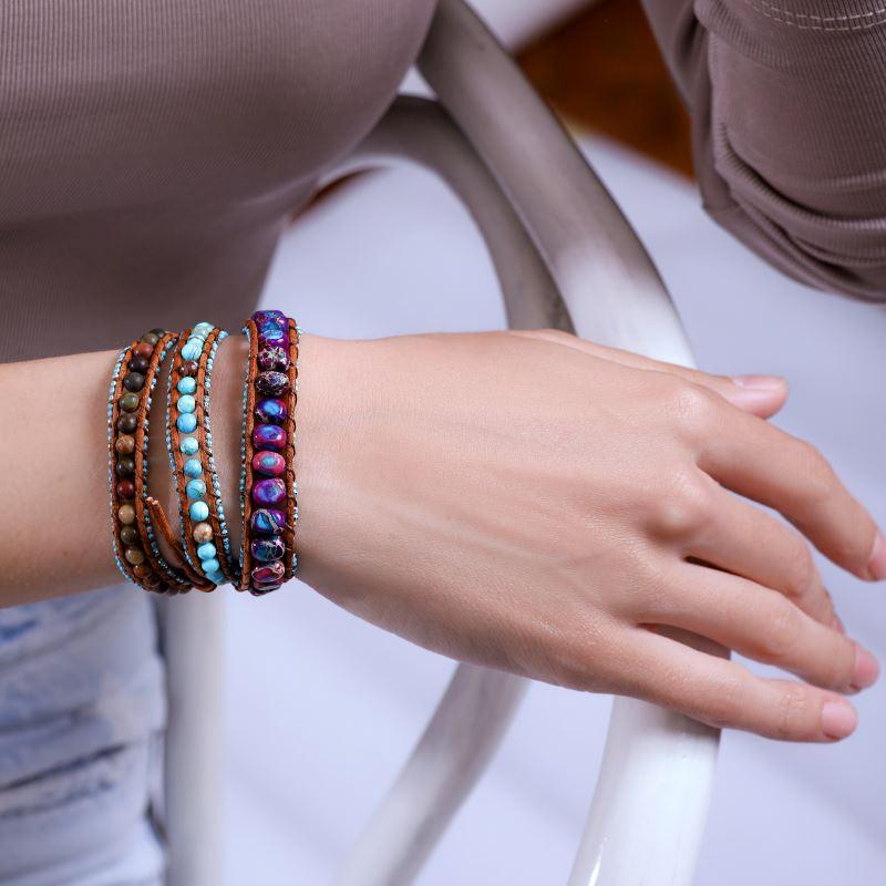 Wickelarmband "Bohemian Herz"