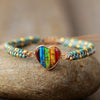 Armband in Regenbogenfarben