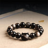 Obsidian Katzen Armband