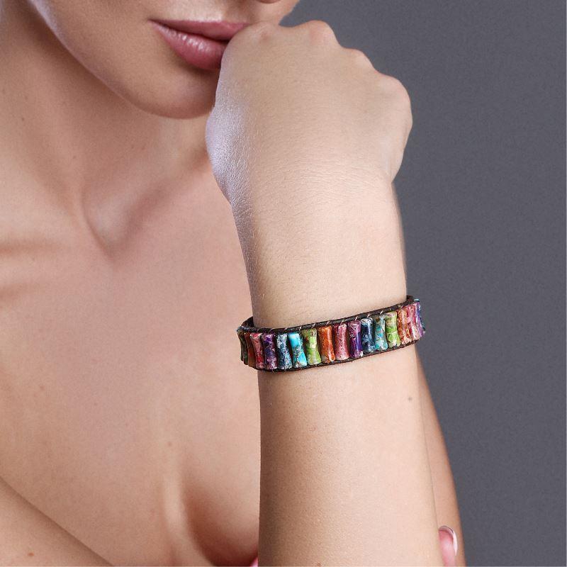 Jaspis-Armband für Chakra-Ausgleich