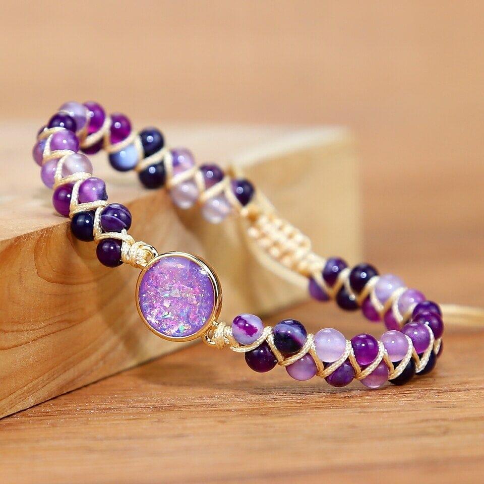 Amethyst Armband "Ätherisches Leuchten"