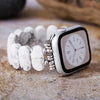 Ruhiger Stein Howlite Smartwatch-Armband