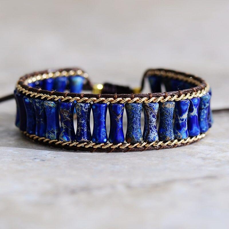 Armband "Heilende Energie" aus Türkis, Amethyst und Lapislazuli