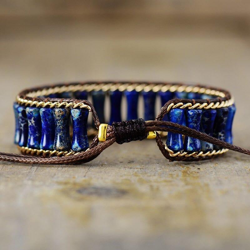 Armband "Heilende Energie" aus Türkis, Amethyst und Lapislazuli