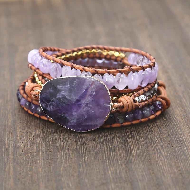 Wickelarmband "Imperiales Amethyst"