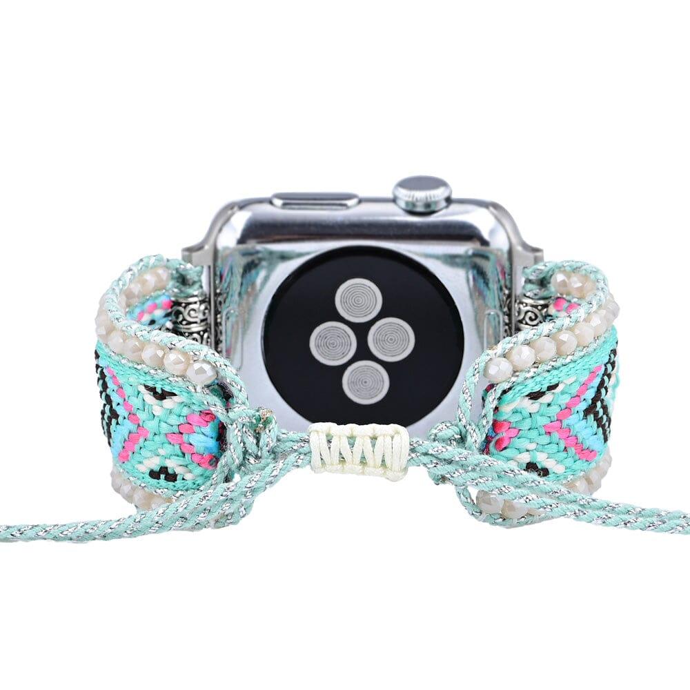 Apple Watch Armband "Shimmering Soul" aus Türkis