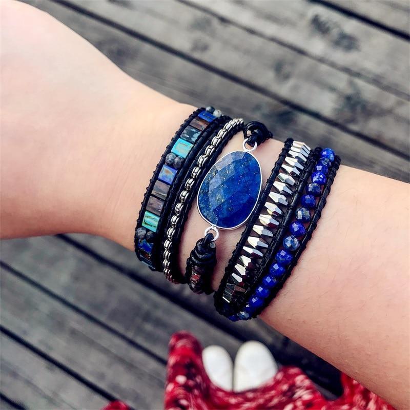 Heilendes Lapislazuli Schutzarmband