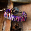 Röhrenarmband "Vibrierend Violett"