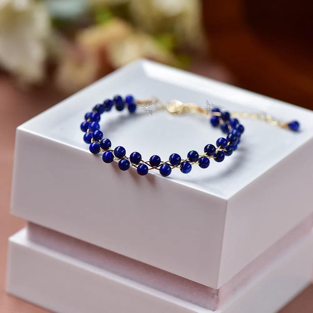 Armband aus Lapislazuli "Ruhige Gezeiten"