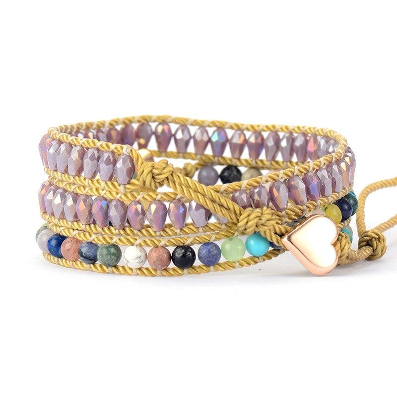 Wickelarmband "Amethyst-Spirit"