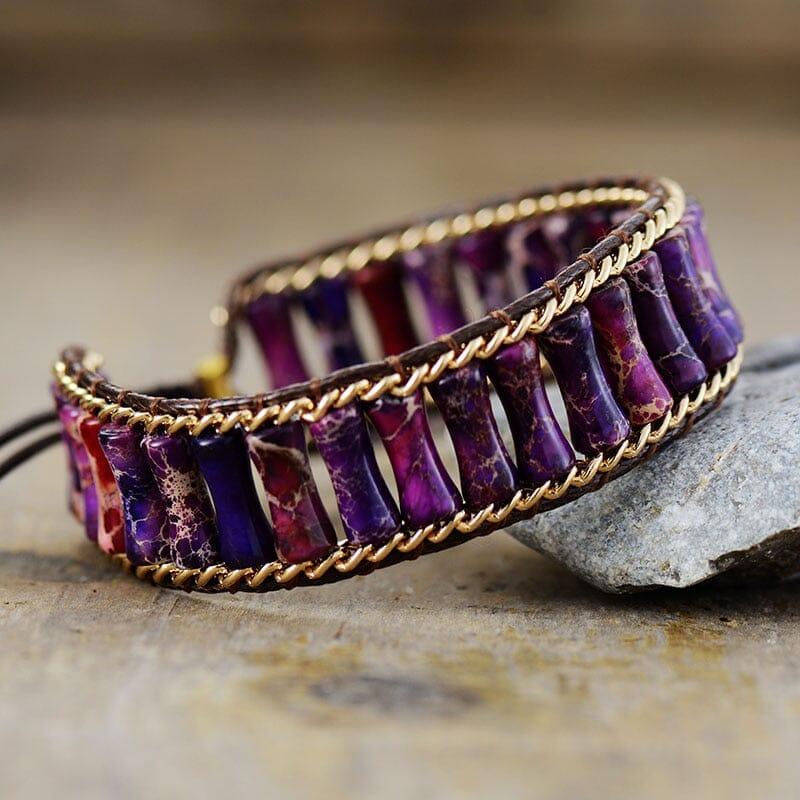 Armband "Heilende Energie" aus Türkis, Amethyst und Lapislazuli