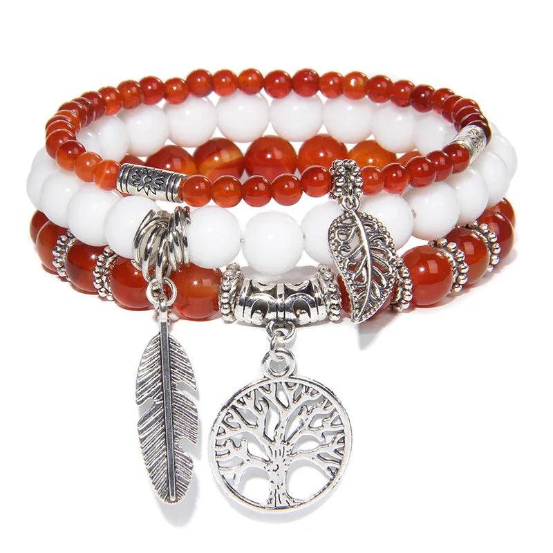 Baum des Lebens Edelsteinarmband "Kosmische Verbindung"