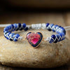 Armband "Blaues Passions-Herz"