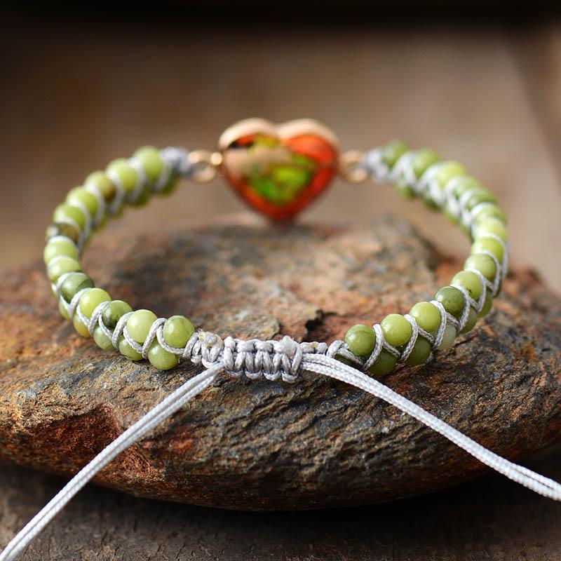 Armband "Jade Passions-Herz"