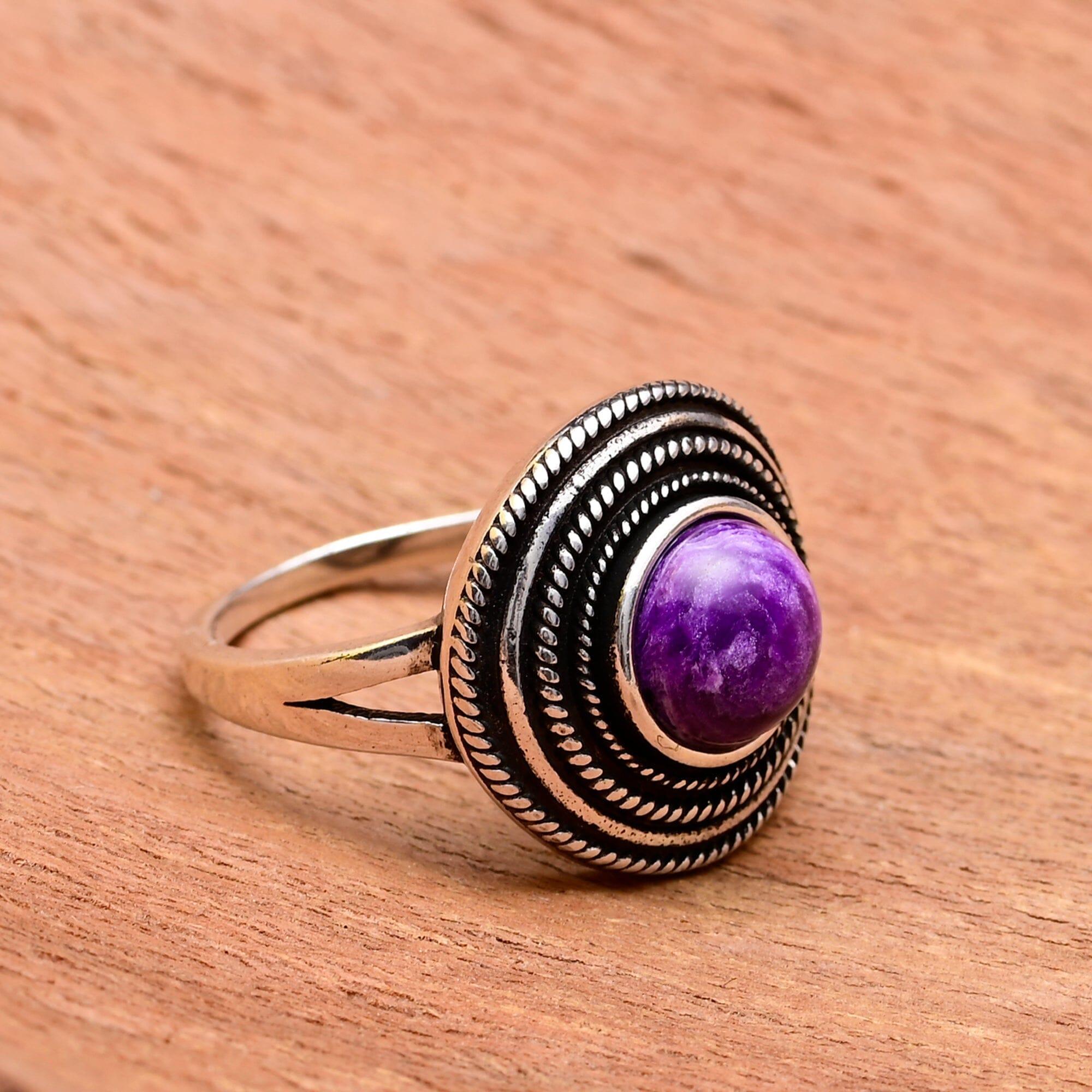 Vesta - Herz des Universums Ring mit Amethyst