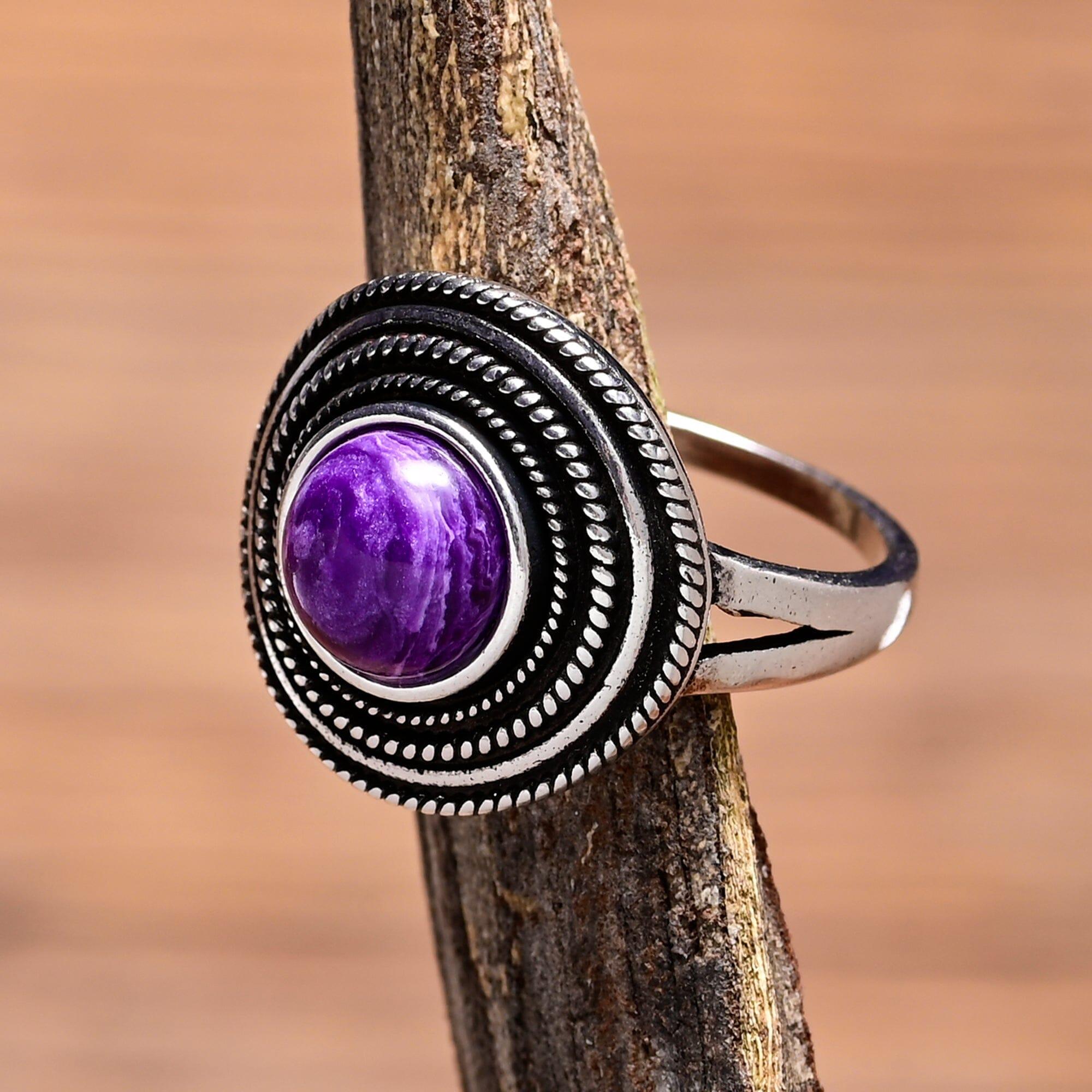 Vesta - Herz des Universums Ring mit Amethyst