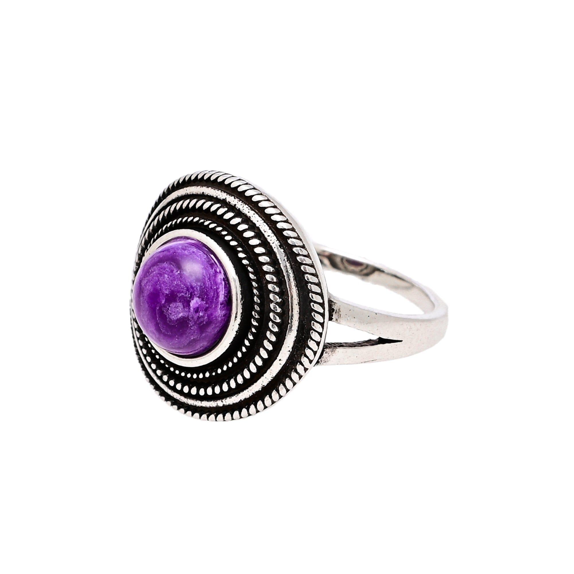 Vesta - Herz des Universums Ring mit Amethyst