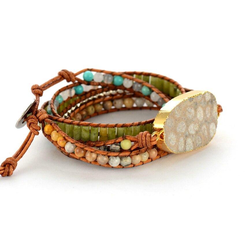 Armband mit Chrysanthemen-Blüten
