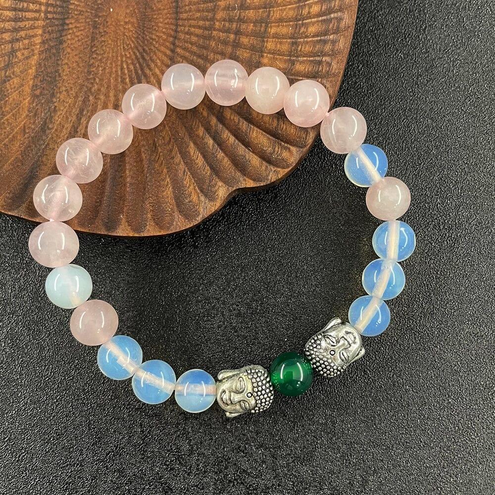 Buddha-Armband Kollektion "Strahlende Gelassenheit" aus Edelsteinen