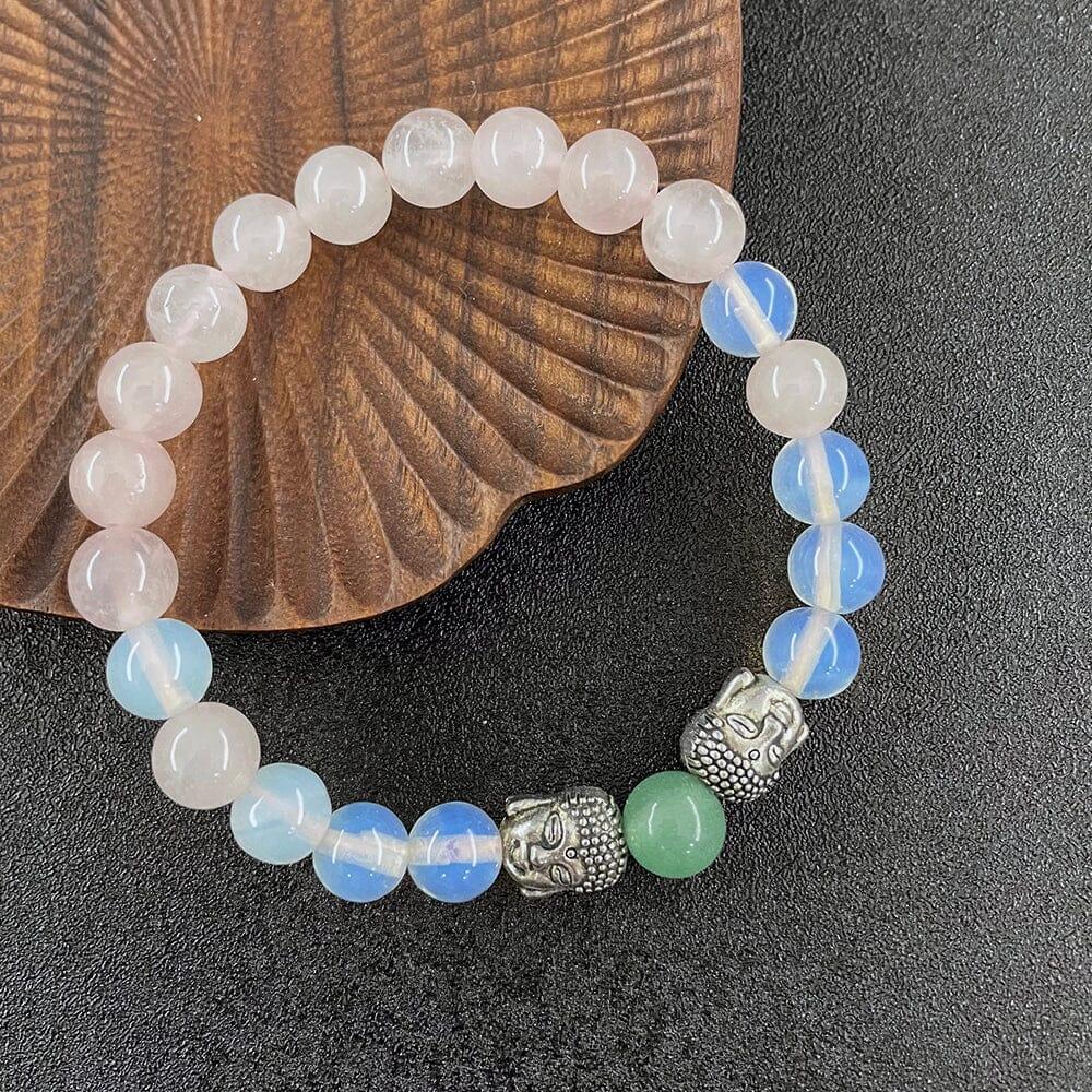 Buddha-Armband Kollektion "Strahlende Gelassenheit" aus Edelsteinen