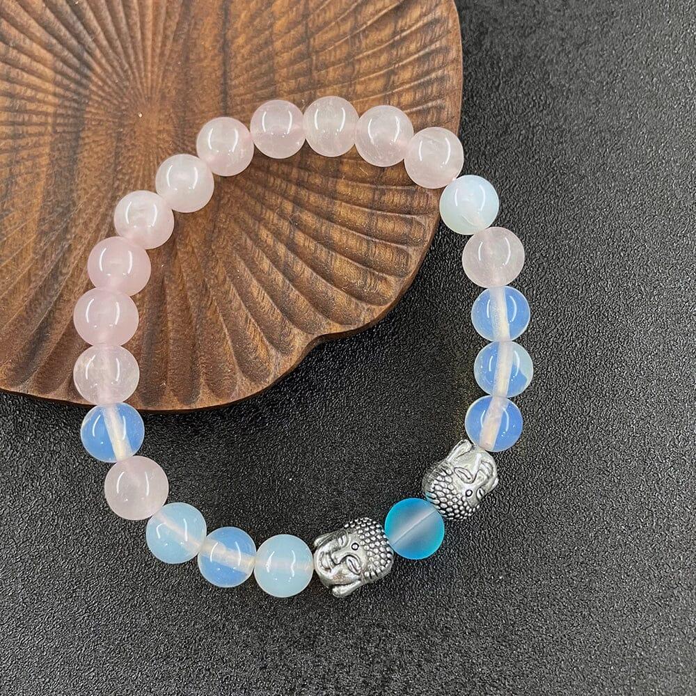 Buddha-Armband Kollektion "Strahlende Gelassenheit" aus Edelsteinen