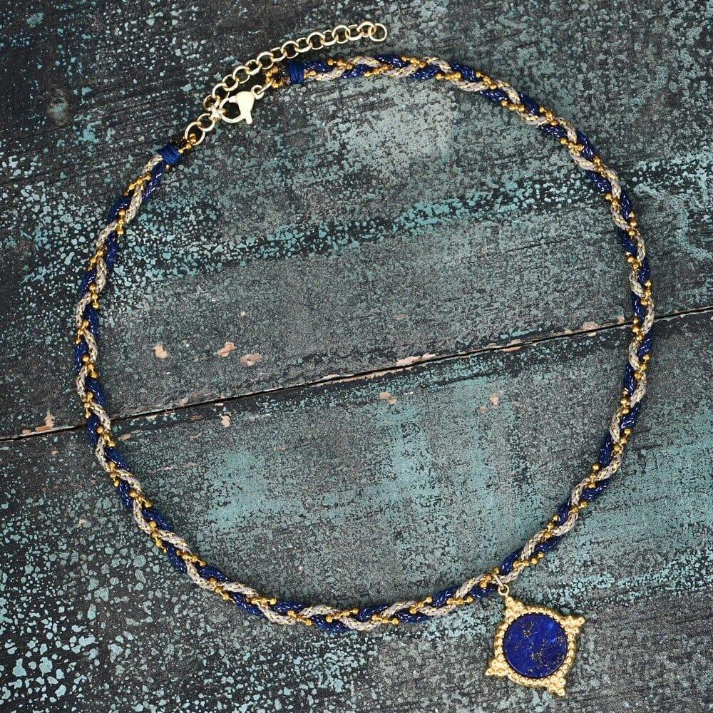 Halskette mit Lapislazuli "Azur Erleuchtung"