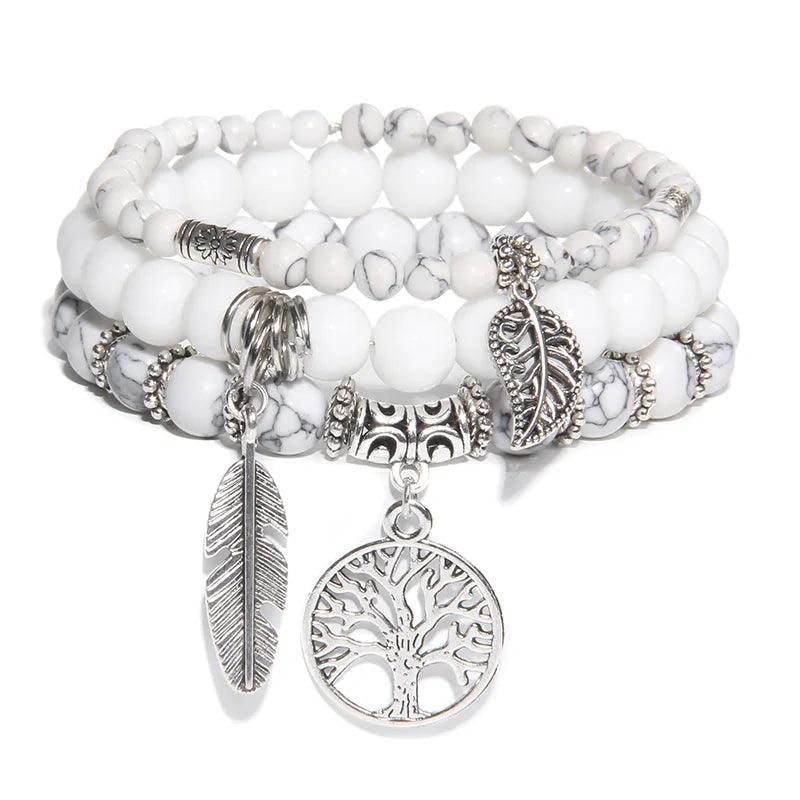 Baum des Lebens Edelsteinarmband "Kosmische Verbindung"