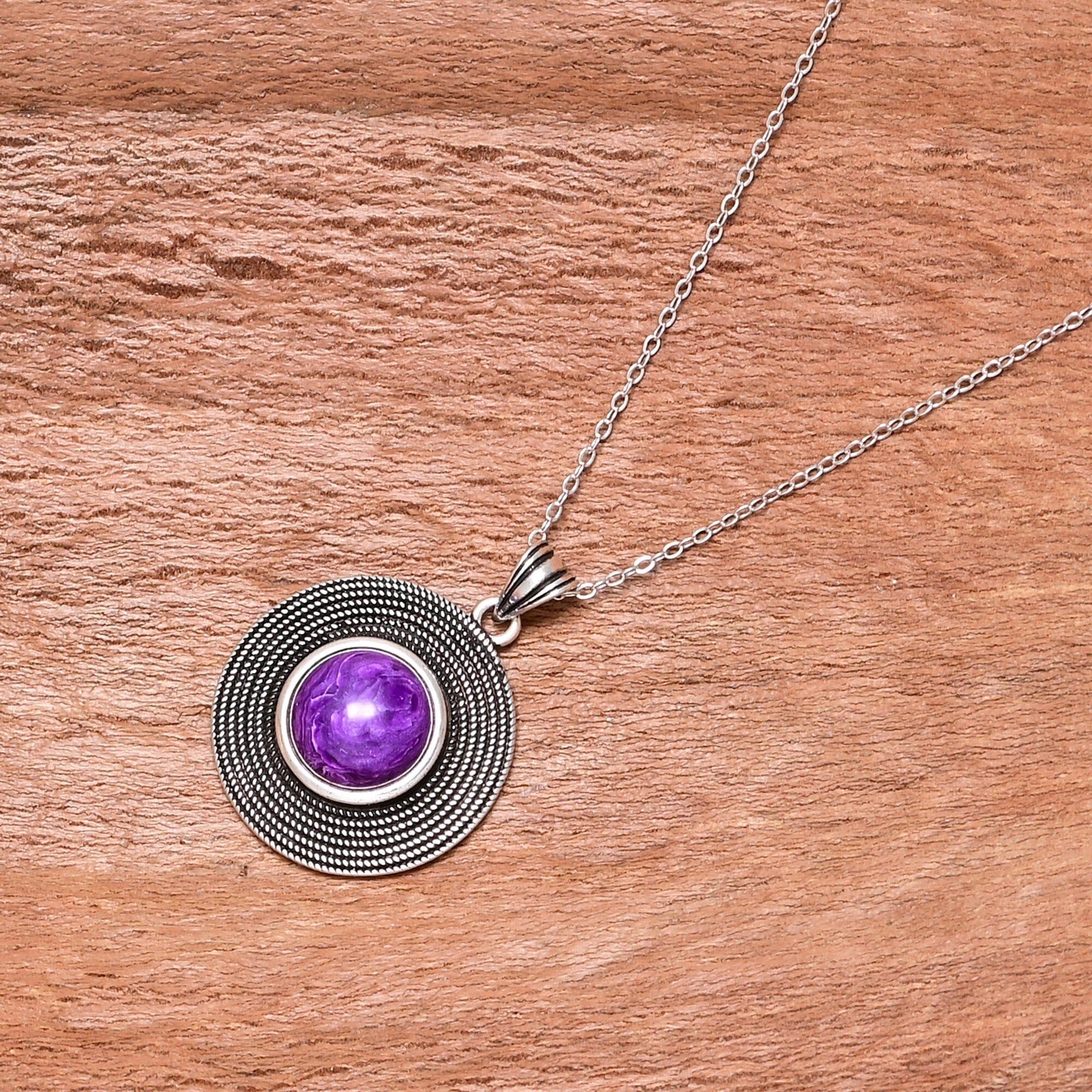 Halskette "Latona - Kraftvoll" mit Amethyst