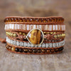 Goldene Aura Armband mit Tigerauge