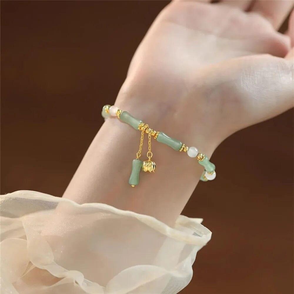 Armband "Harmonie der Natur" aus Jade und Aventurin