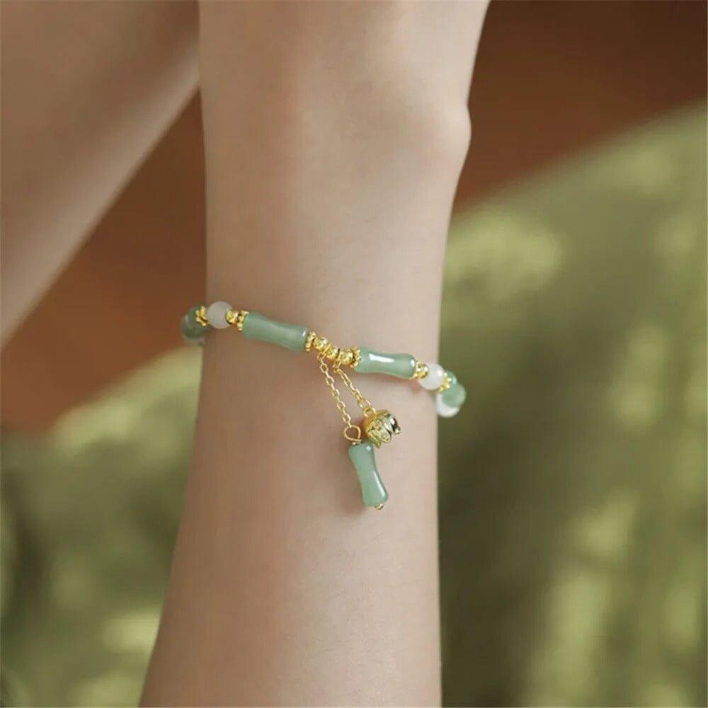 Armband "Harmonie der Natur" aus Jade und Aventurin