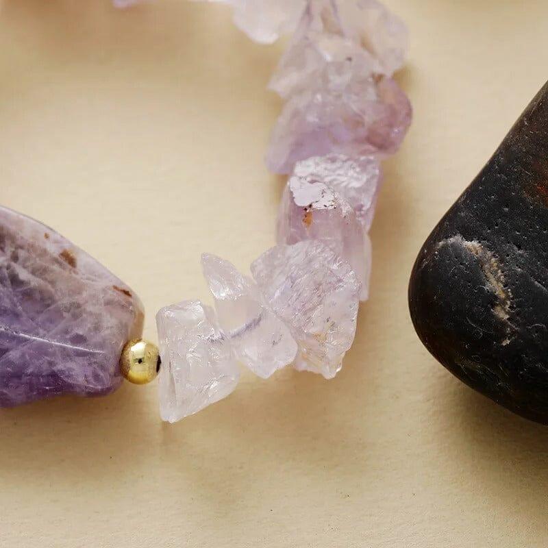 Quarz und Amethyst Armband "Verwunschenes"