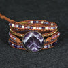 Wickelarmband "Beruhigend Rund" aus Amethyst