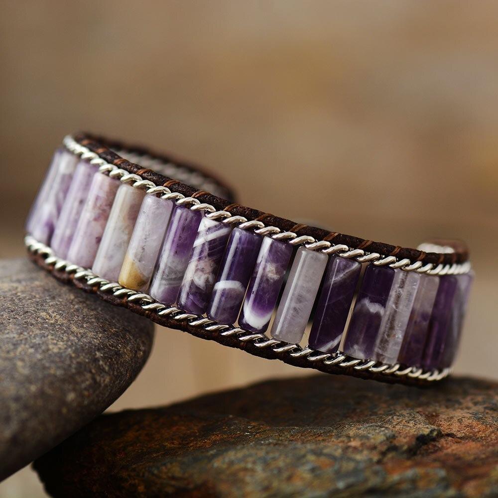 Amethyst Manschettenarmband "Fantasy"