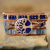 Lapislazuli Wickelarmband "Baum des Lebens"