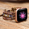 Rhodochrosit Apple Watch-Uhrenarmband "Hypnotisierende Hoffnung"