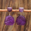 Amethyst Ohrringe "Strahlende Freude"