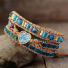 Wickelarmband "Zierlicher Herz-Opal"