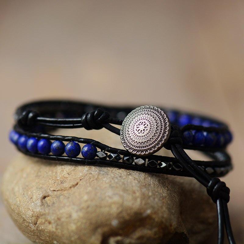 Unisex-Liebhaber-Edelsteinarmband