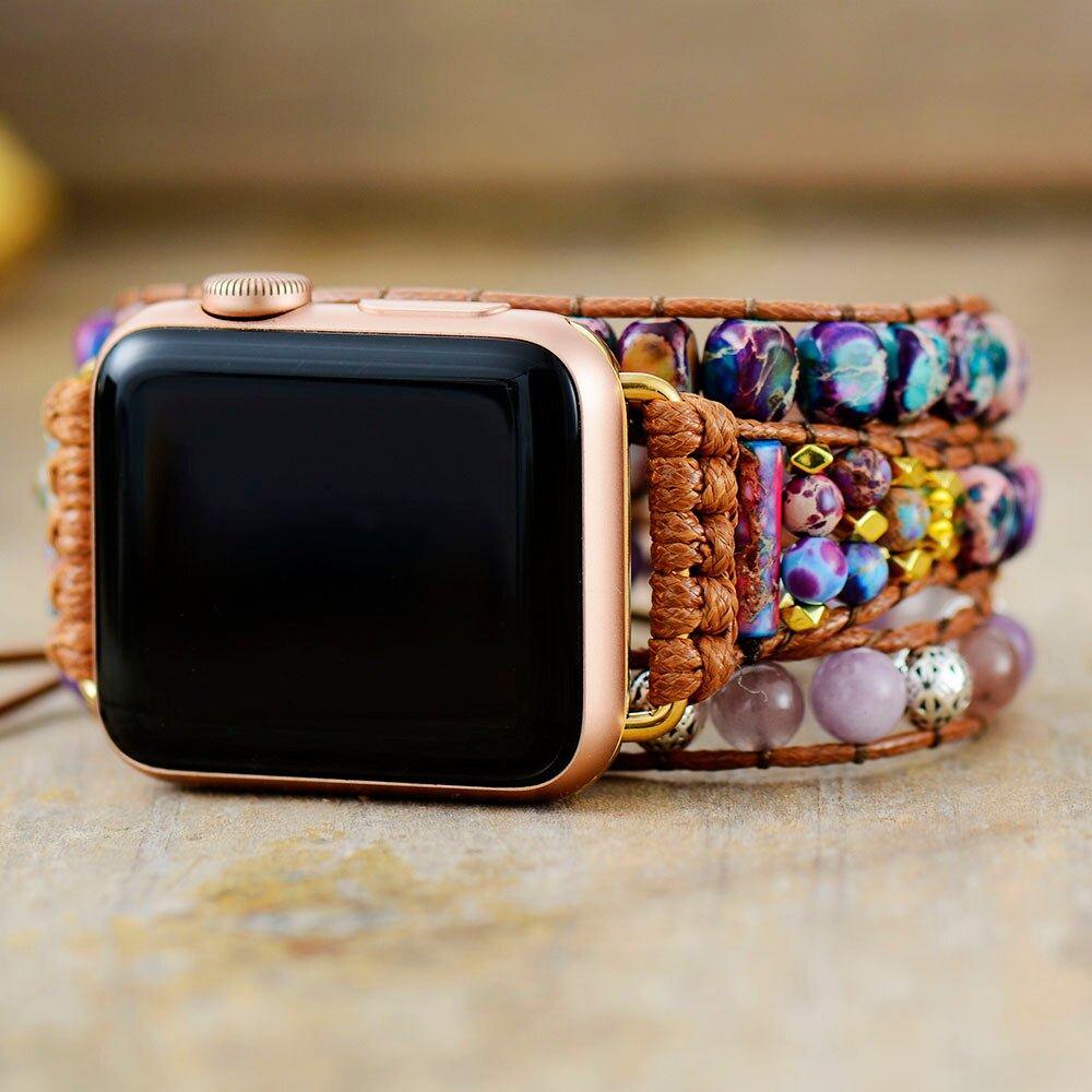 Apple-Uhrenarmband "Bunter Schlüssel Zur Inneren Harmonie"