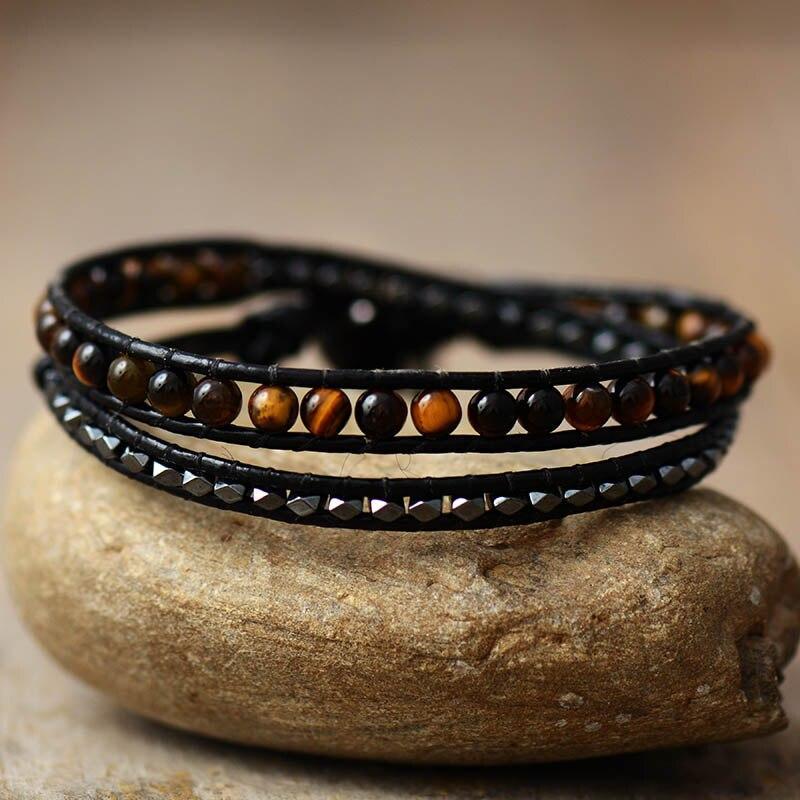 Unisex-Liebhaber-Edelsteinarmband