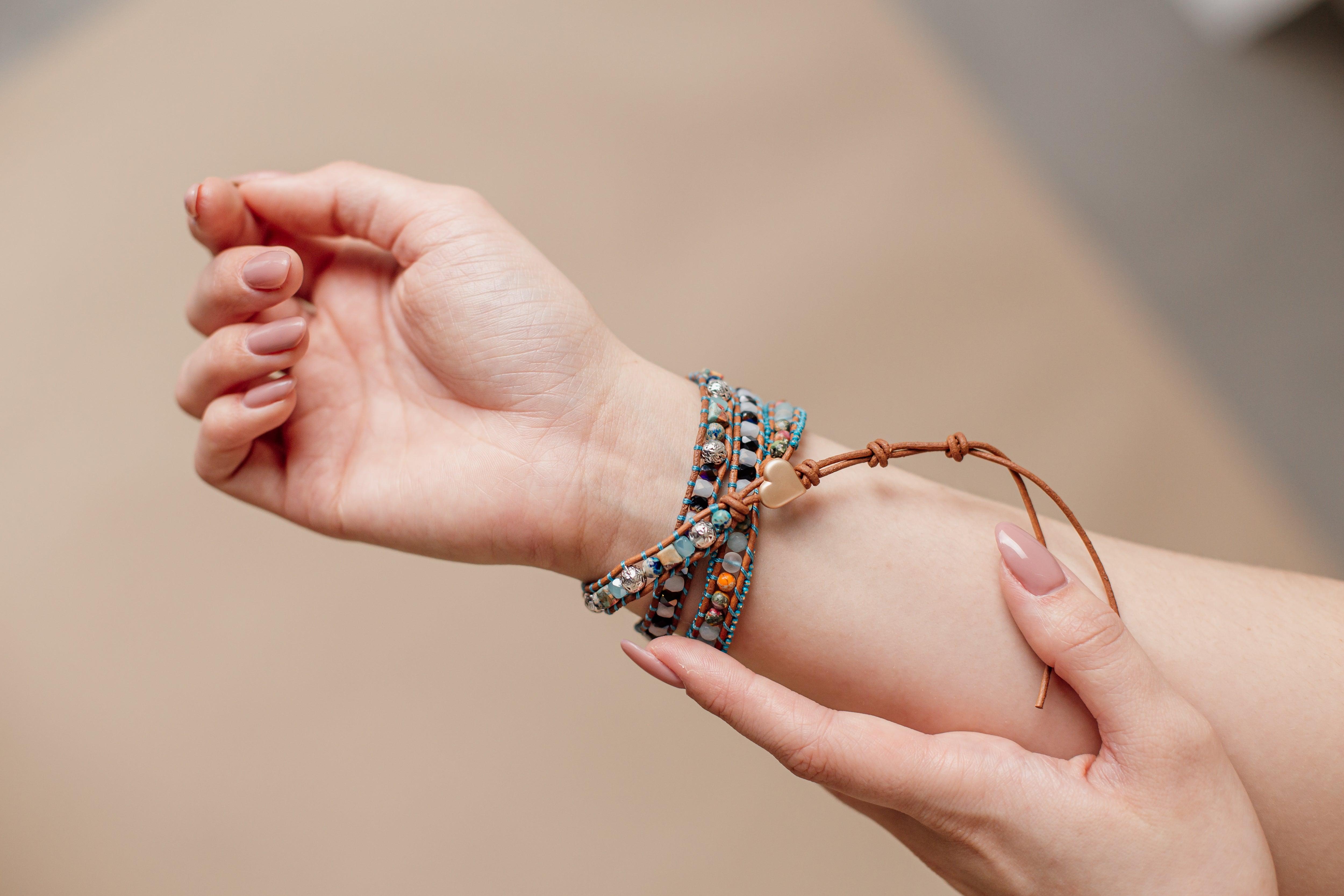 Wickelarmband "Heilendes Chakra-Herz"