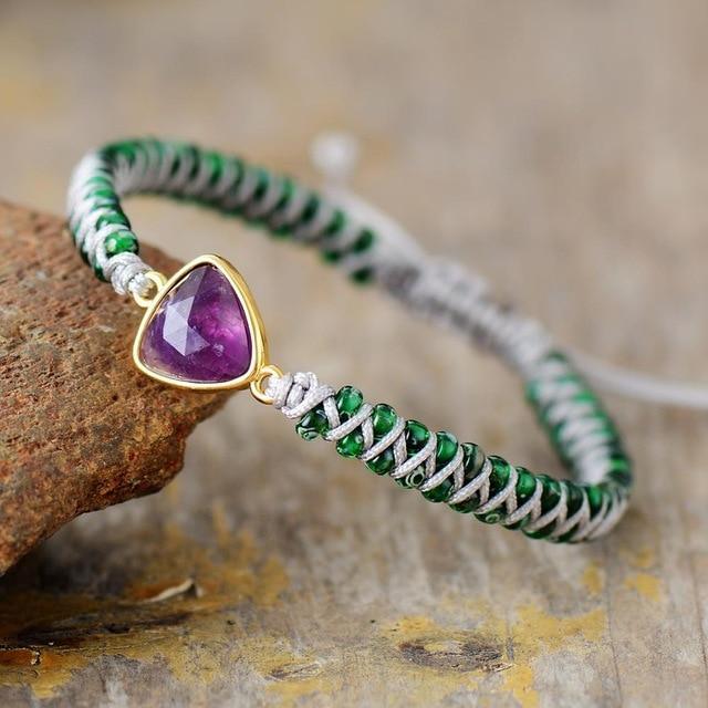 Mini-Edelstein-Armband "Amethyst"