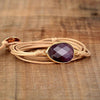 Wickelarmband mit Amethyst