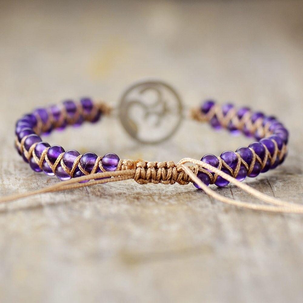 Amethyst Om Armband "Göttliche Verzauberung"